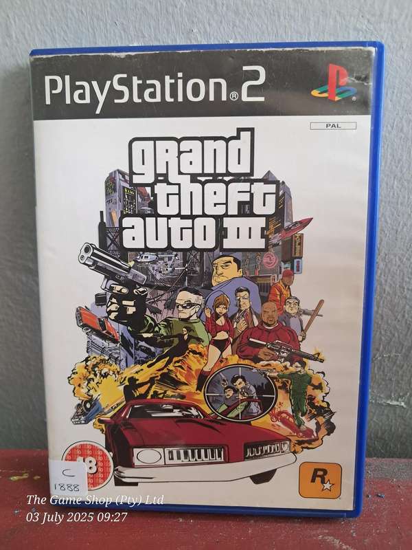 PS2 GRAND THEFT AUTO 3 - NO MANUAL/MAP