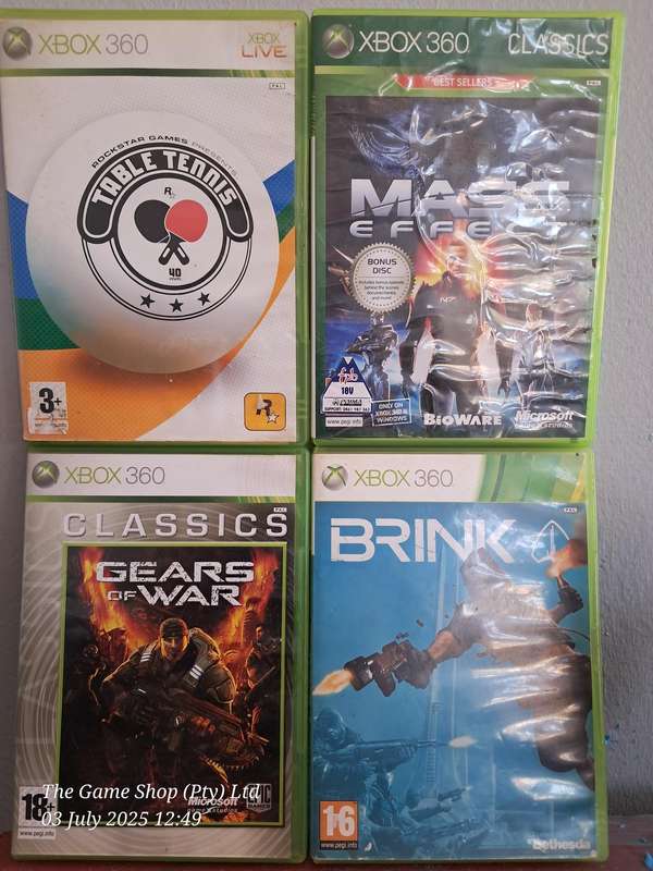 XBOX 360 BUNDLE (4X GAMES)