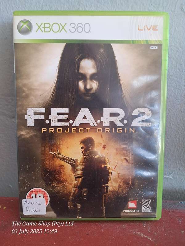 XBOX 360 F.E.A.R 2 PROJECT ORIGIN - CIB