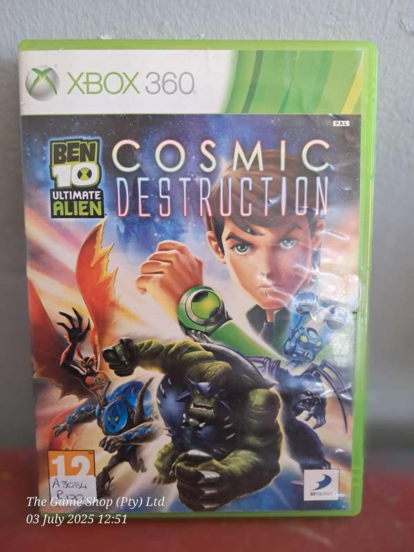 XBOX 360 BEN 10 ULTIMATE ALIEN : COSMIC DESTRUCTION - NO MANUAL