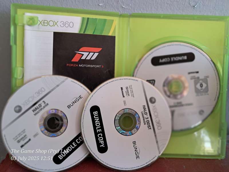 XBOX 360 FORZA 3 / HALO 3 ODST DOUBLE PACK