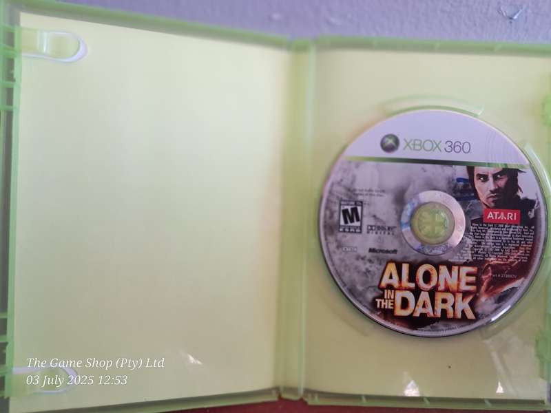 XBOX 360 ALONE IN THE DARK - NO MANUAL (NTSC)