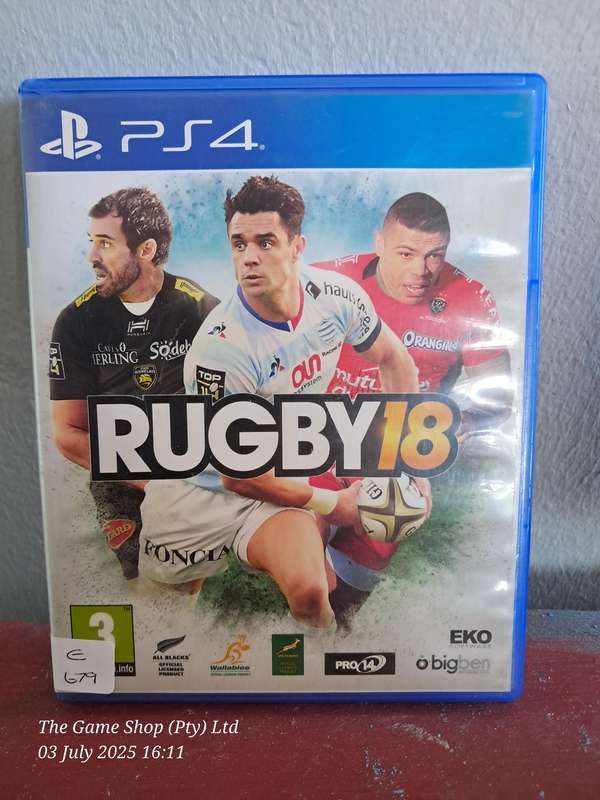 PS4 RUGBY 18