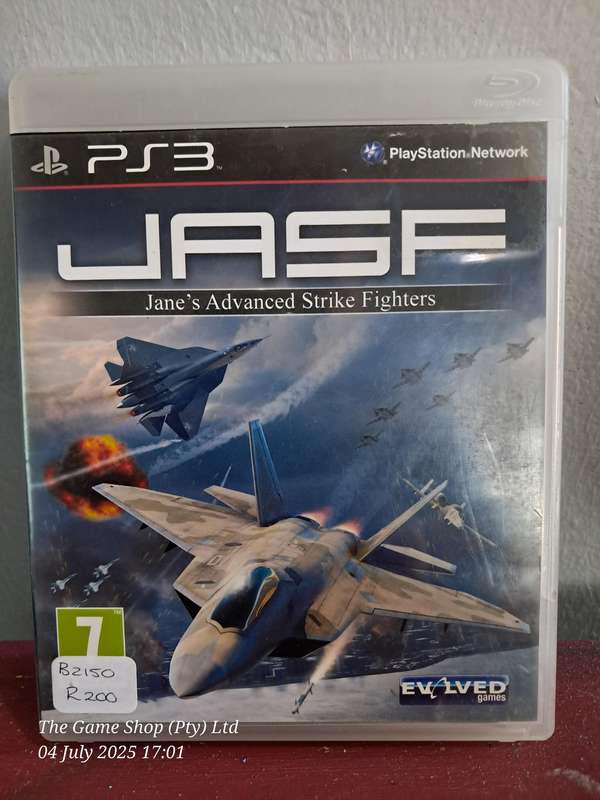 PS3 JASF JANE'S ADVANCED STRIKE FIGHTERS - CIB