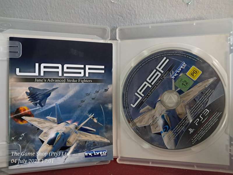 PS3 JASF JANE'S ADVANCED STRIKE FIGHTERS - CIB