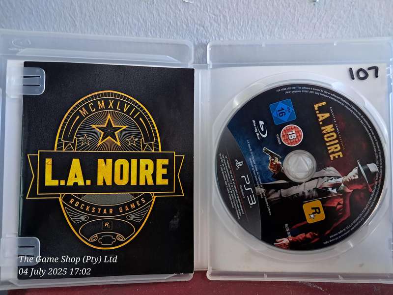 PS3 L.A. NOIRE - CIB