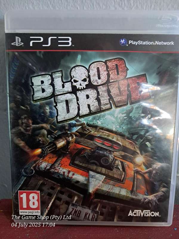 PS3 BLOOD DRIVE - CIB