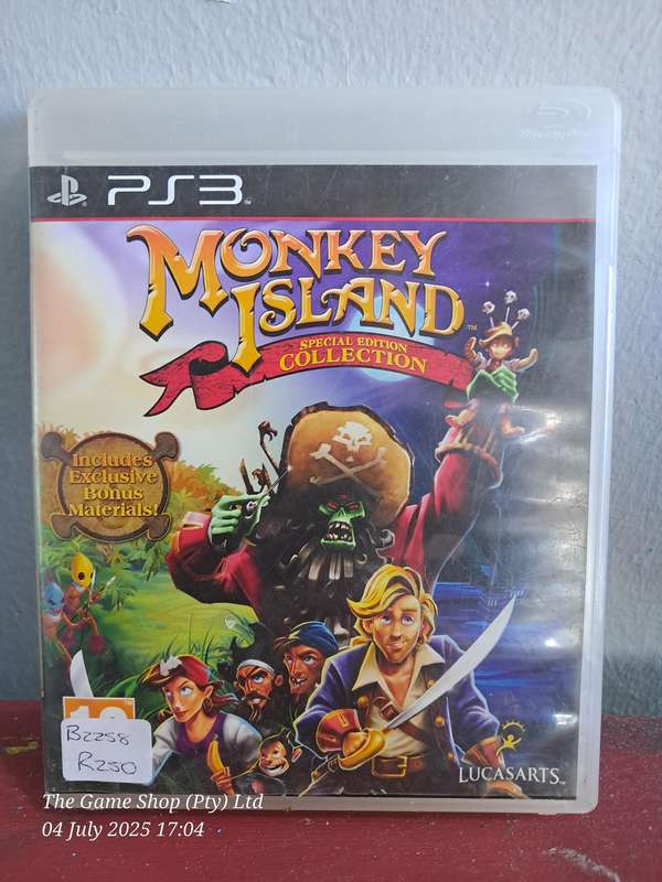 PS3 MONKEY ISLAND (SPECIAL EDITION) - NO MANUAL