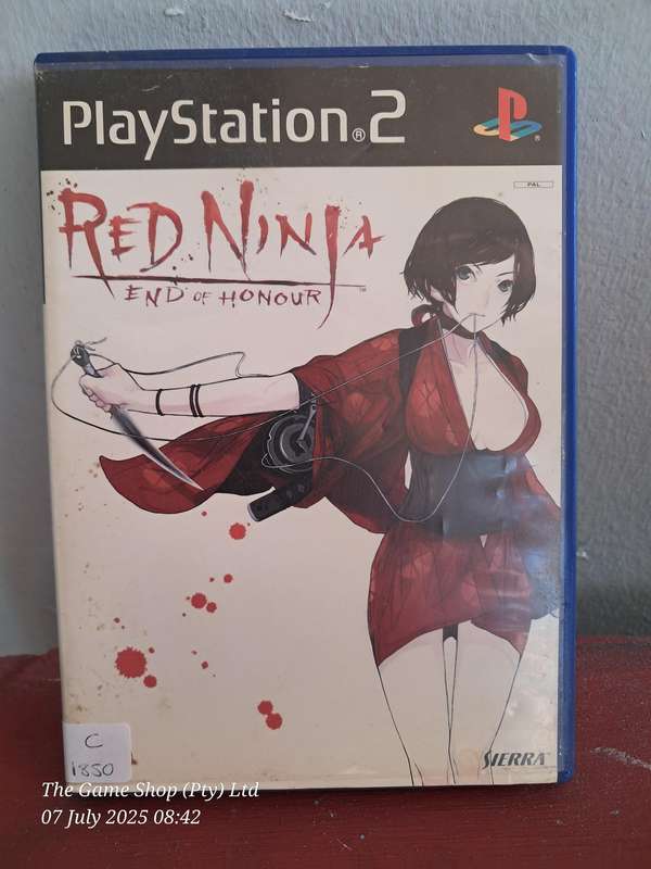 PS2 Red Ninja - no Manual