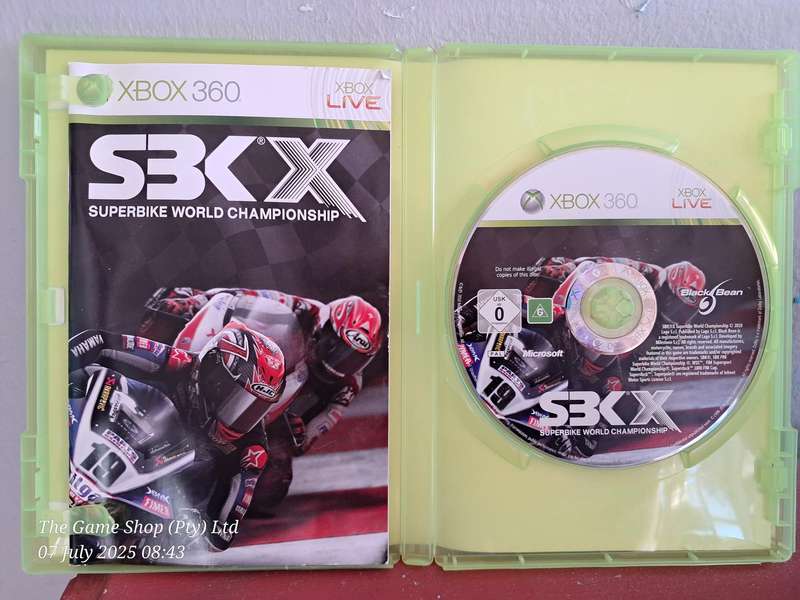 XBOX 360 SBK X - CIB