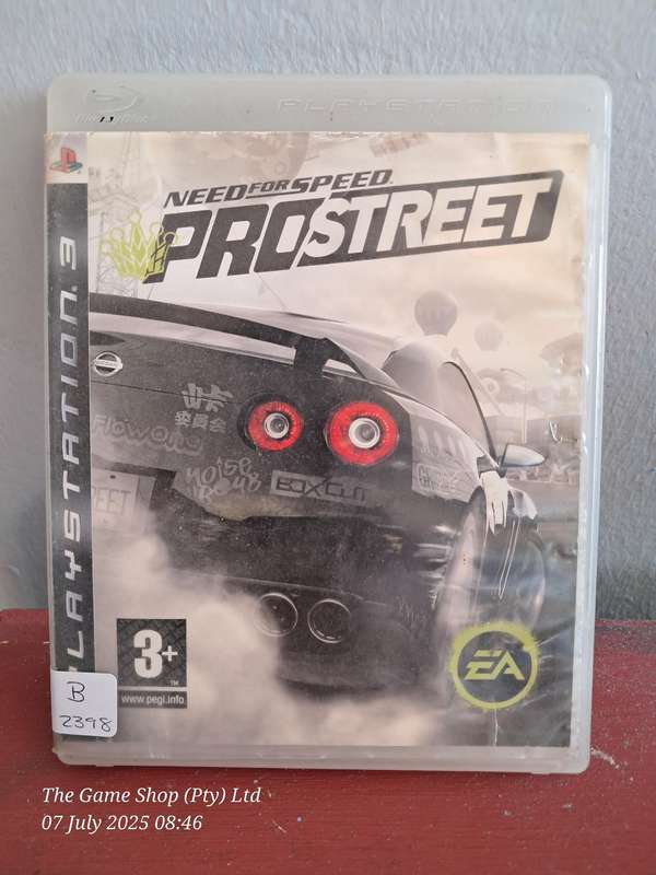 PS3 NEED FOR SPEED : PROSTREET - NO MANUAL