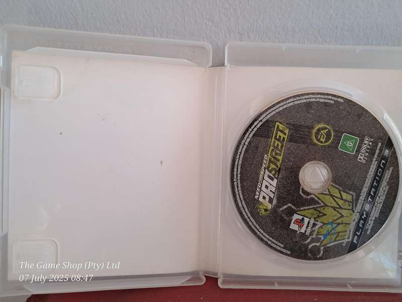 PS3 NEED FOR SPEED : PROSTREET - NO MANUAL