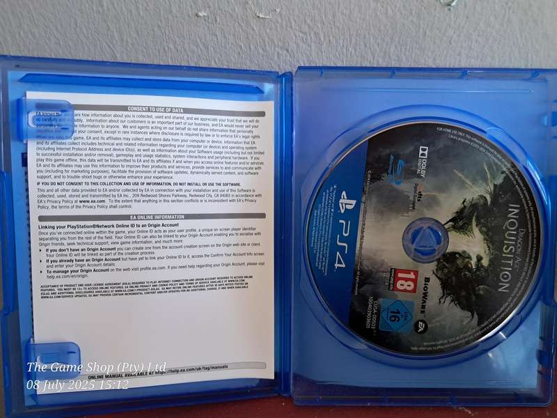 PS4 DRAGON AGE INQUISITION