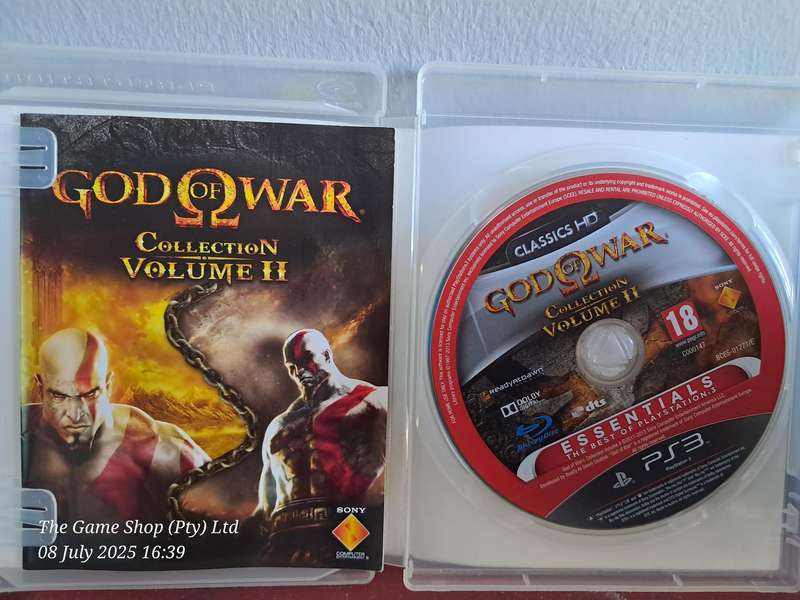 PS3 GOD OF WAR COLLECTION VOLUME II (ESSENTIALS) - CIB