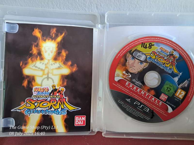 PS3 NARUTO ULTIMATE NINJA STORM GENERATIONS (ESSENTIALS) - CIB