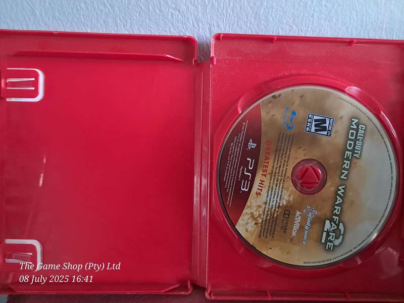 PS3 CALL OF DUTY : MODERN WARFARE 2 - NO MANUAL