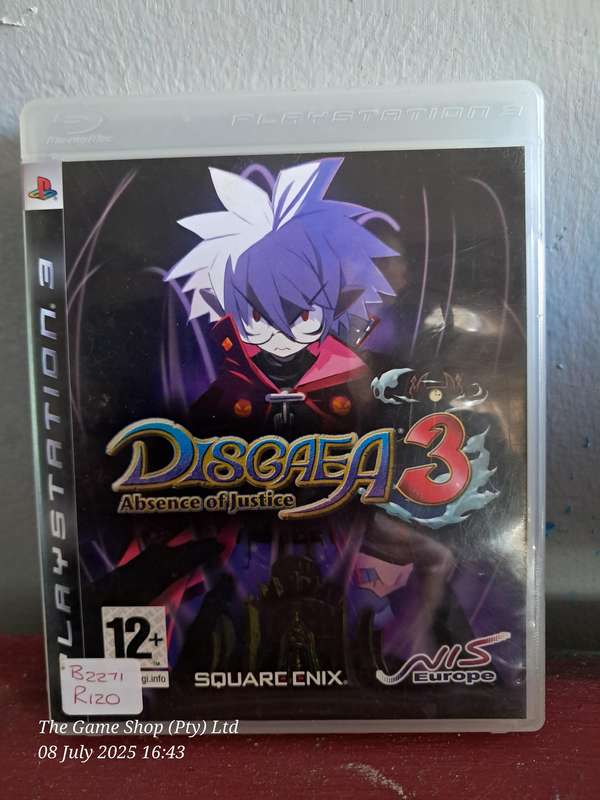 PS3 DISGAEA 3 ABSENCE OF JUSTICE - CIB