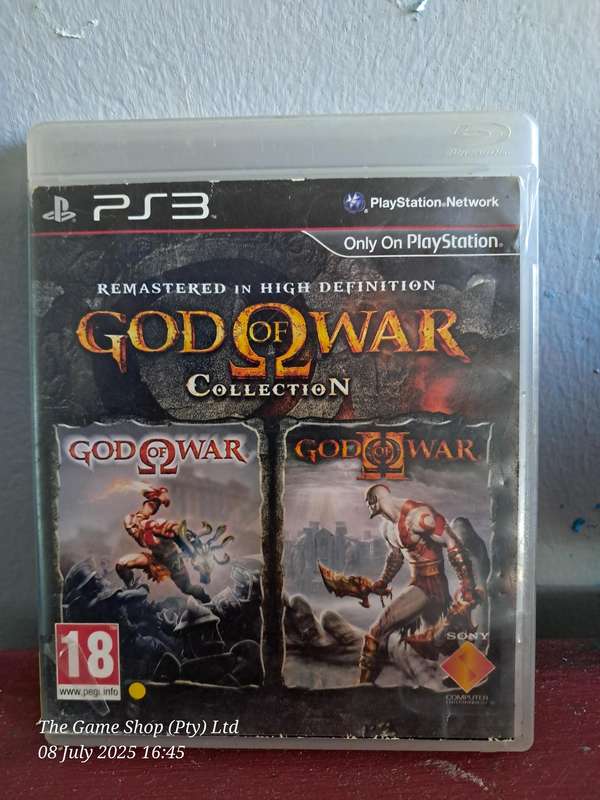 PS3 God of war Collection - No Manual