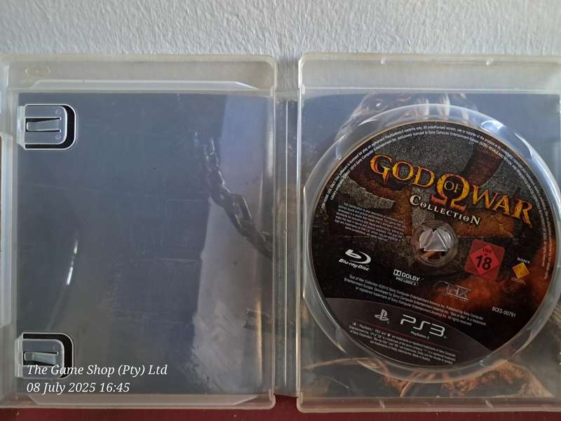 PS3 God of war Collection - No Manual