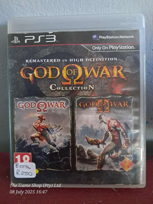 PS 3 GOD OF WAR COLLECTION - CIB
