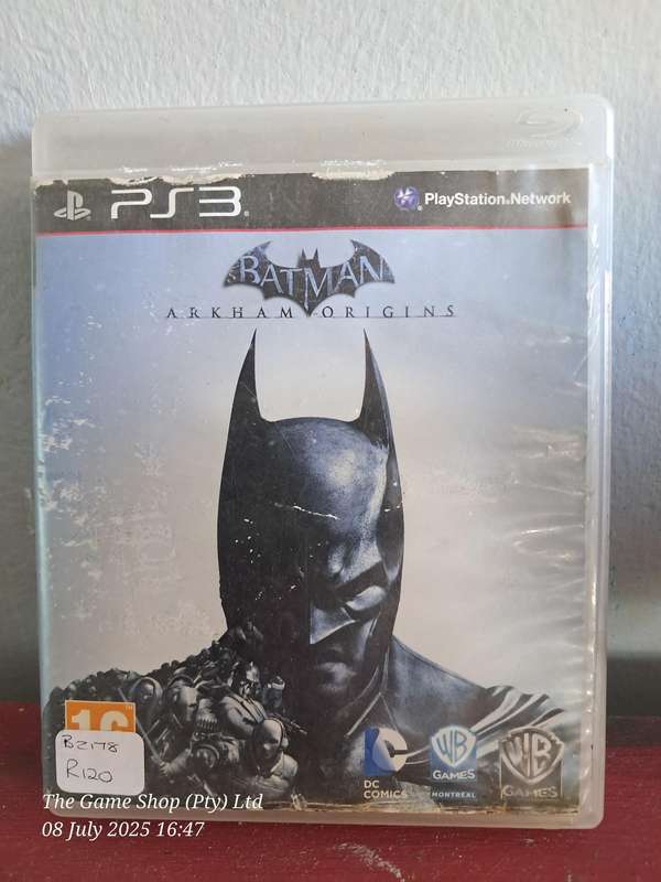 PS3 BATMAN ARKHAM ORIGINS - NO MANUAL