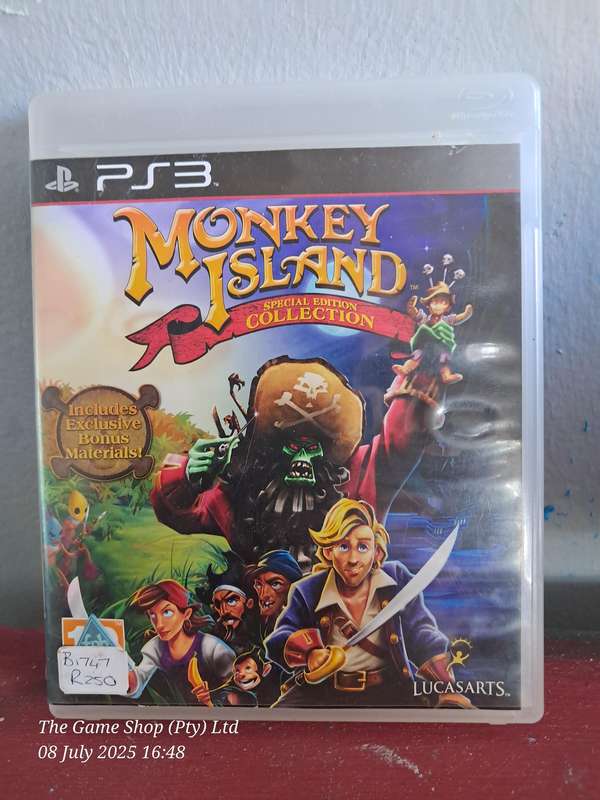 PS3 MONKEY ISLAND (SPECIAL EDITION) - NO MANUAL