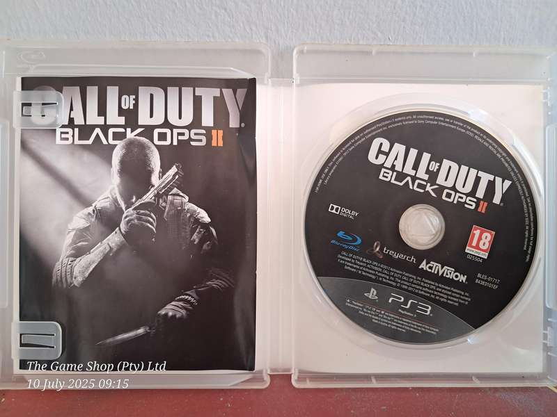 PS3 CALL OF DUTY : BLACK OPS 2 - CIB