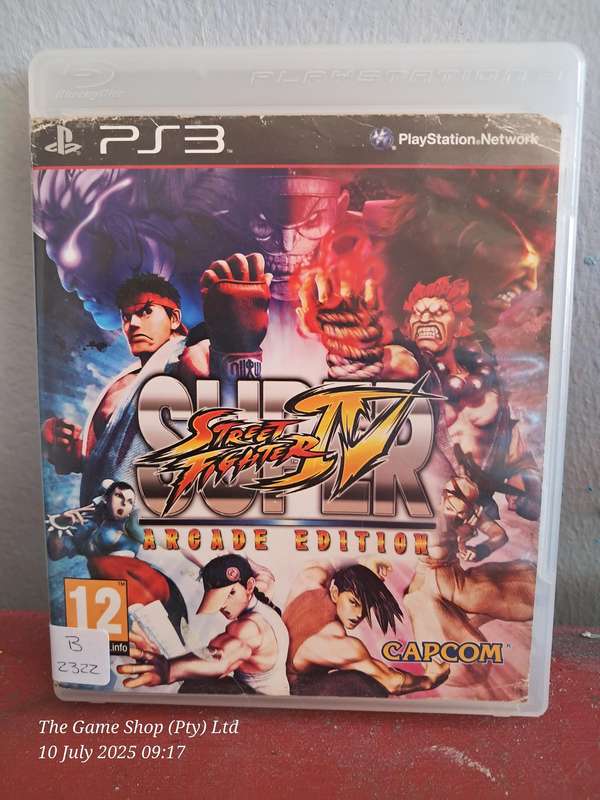 PS3 SUPER STREET FIGHTER IV - NO MANUAL