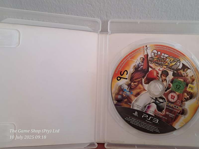 PS3 SUPER STREET FIGHTER IV - NO MANUAL