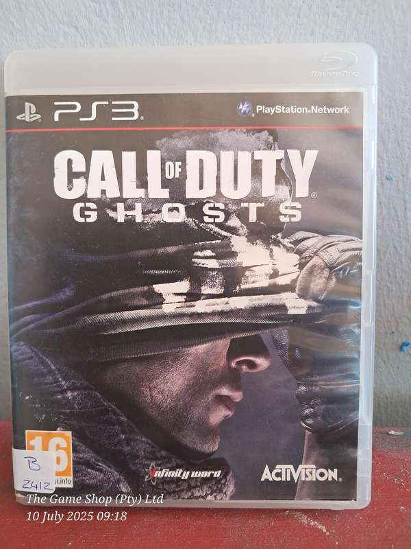 PS3 CALL OF DUTY : GHOSTS - CIB