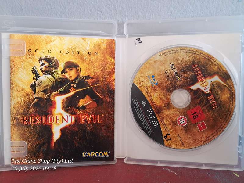 PS3 RESIDENT EVIL 5 GOLD EDITION - CIB