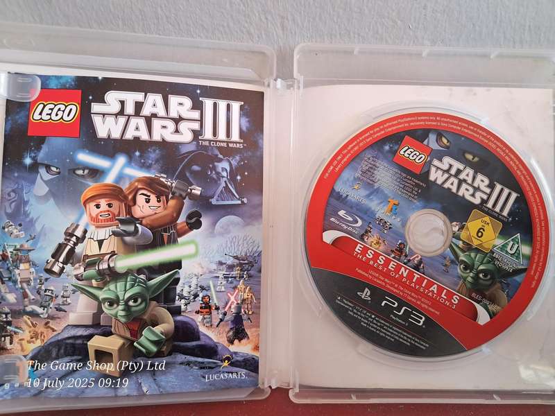 PS3 LEGO STAR WARS 3 : THE CLONE WARS (ESSENTIALS) - CIB