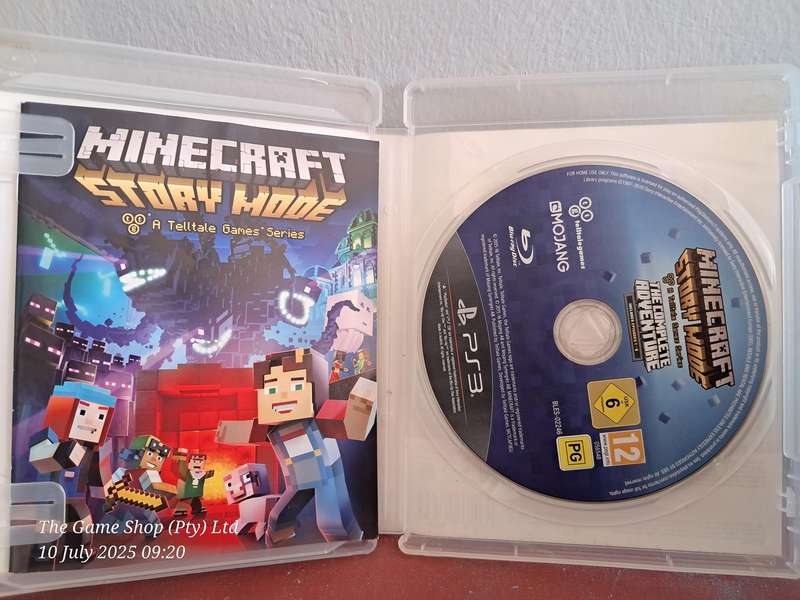 PS3 MINECRAFT : STORY MODE COMPLETE - CIB