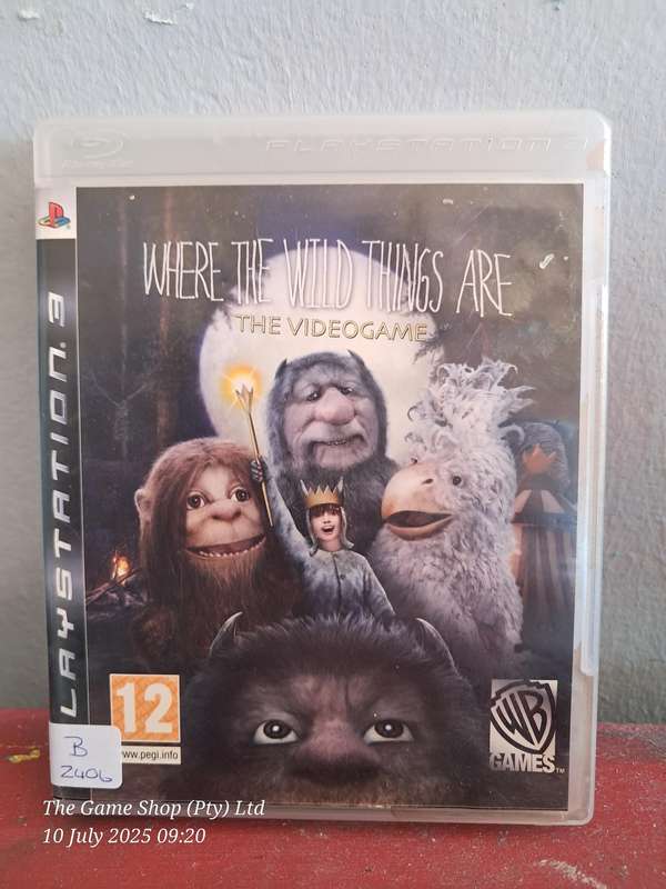 PS3 WHERE THE WILD THINGS ARE - CIB