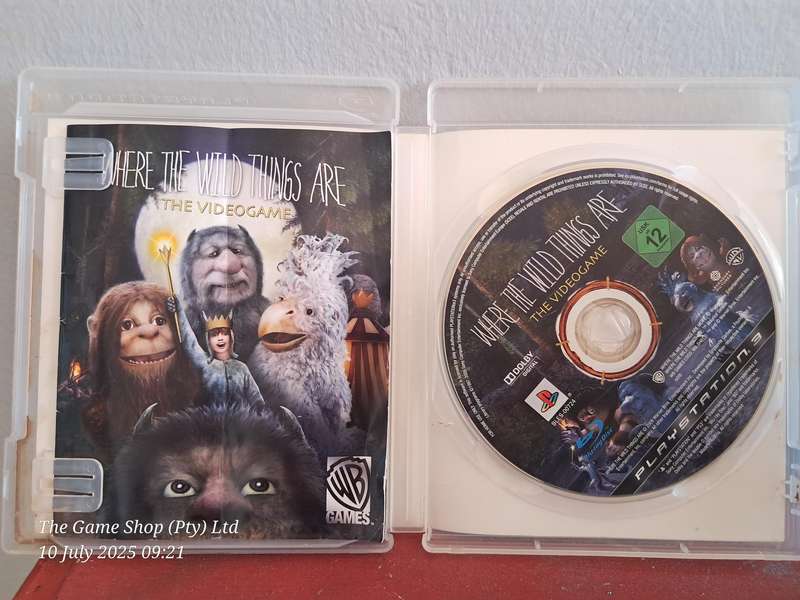 PS3 WHERE THE WILD THINGS ARE - CIB
