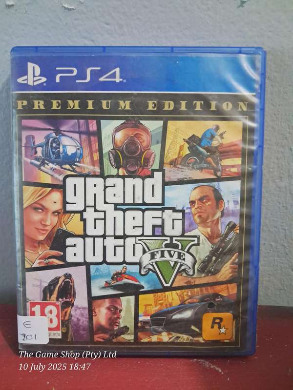 PS4 GRAND THEFT AUTO 5 (PREMIUM EDITION)