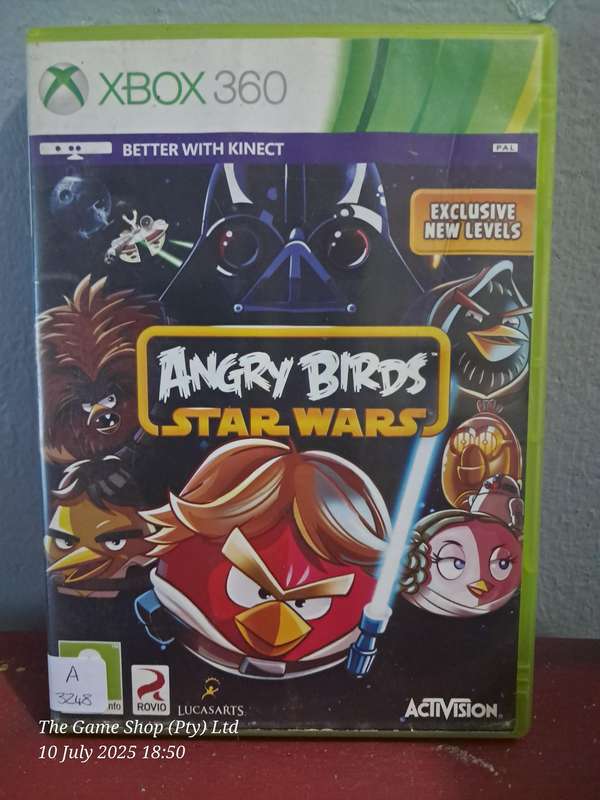 XBOX 360 ANGRY BIRDS STAR WARS - NO MANUAL