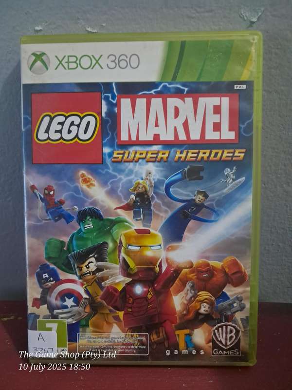 XBOX 360 LEGO MARVEL SUPER HEROES - CIB