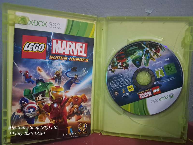 XBOX 360 LEGO MARVEL SUPER HEROES - CIB