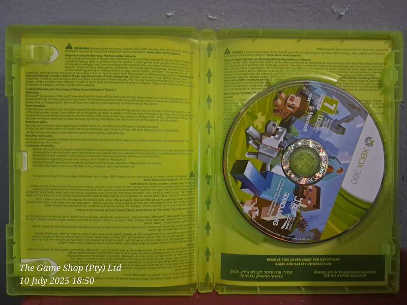 XBOX 360 MINECRAFT