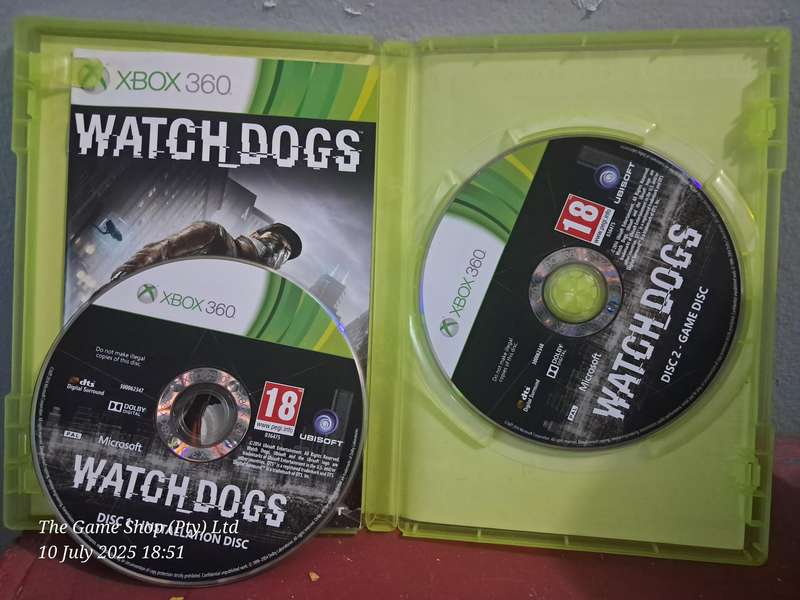 XBOX 360 WATCHDOGS - CIB