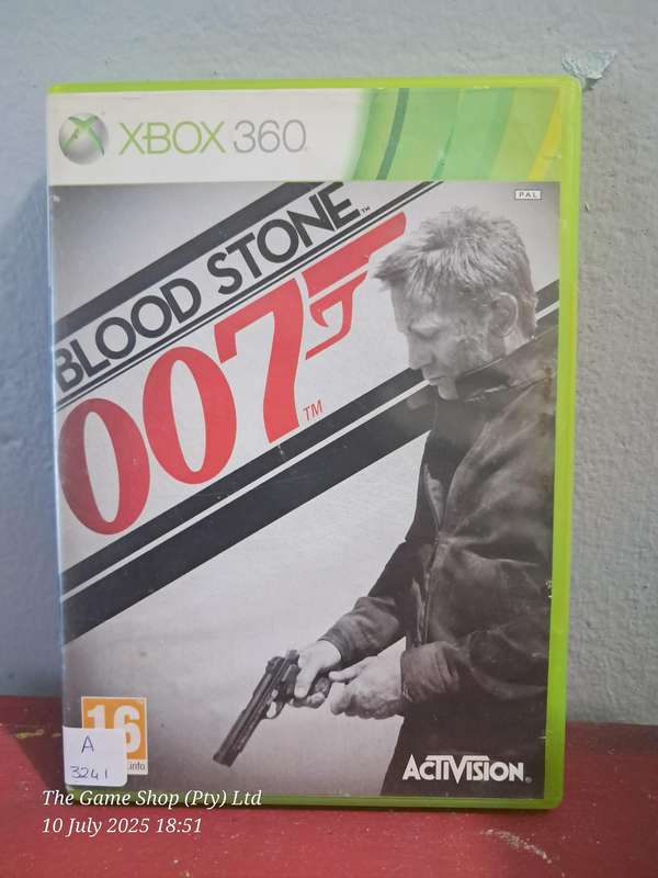 XBOX 360 007 BLOODSTONE - NO MANUAL