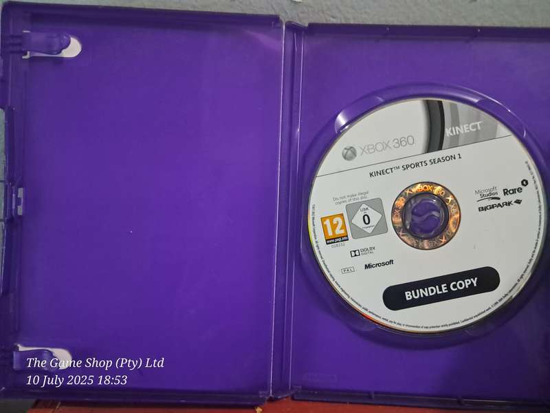 XBOX 360 KINECT SPORTS  SEASON 1 (BUNDLE COPY)