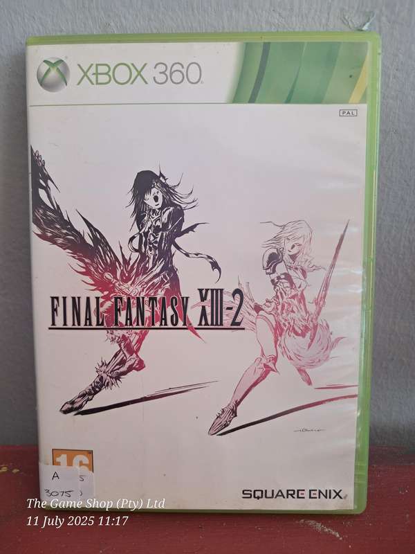 XBOX 360 FINAL FANTASY XIII-2 - NO MANUAL