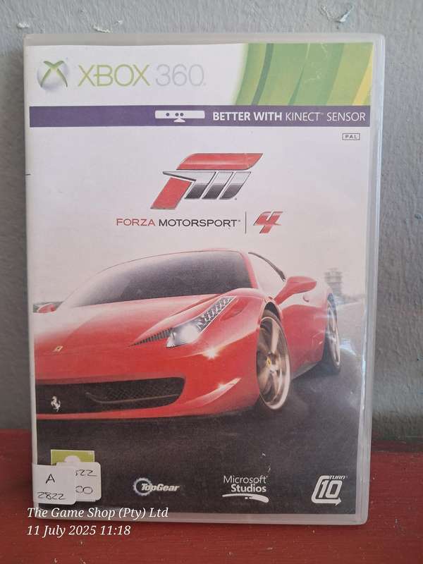 XBOX 360 FORZA MOTORSPORT 4 - CIB (RE-PRINTED ARTWORK)