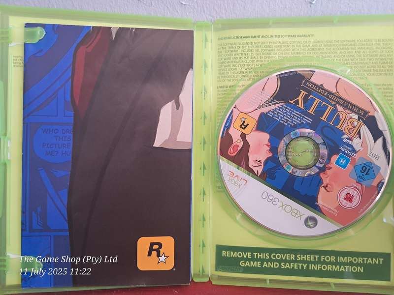 Xbox 360 Bully Scholarship - No Manual