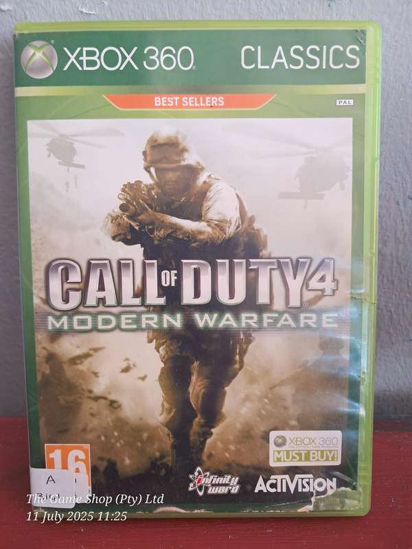 XBOX 360 CALL OF DUTY 4 : MODERN WARFARE 1 - CIB