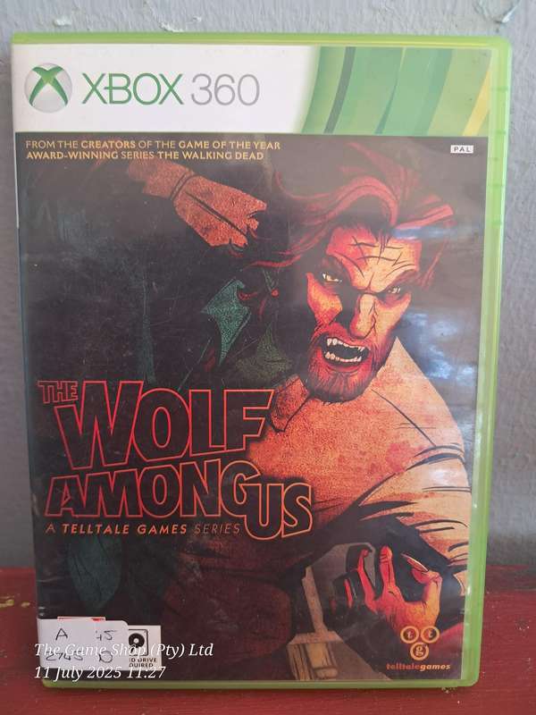 XBOX 360 THE WOLF AMONG US - NO MANUAL
