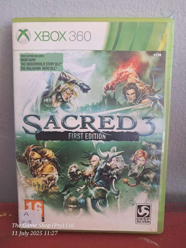XBOX 360 SACRED 2 : FIRST EDITION - CIB