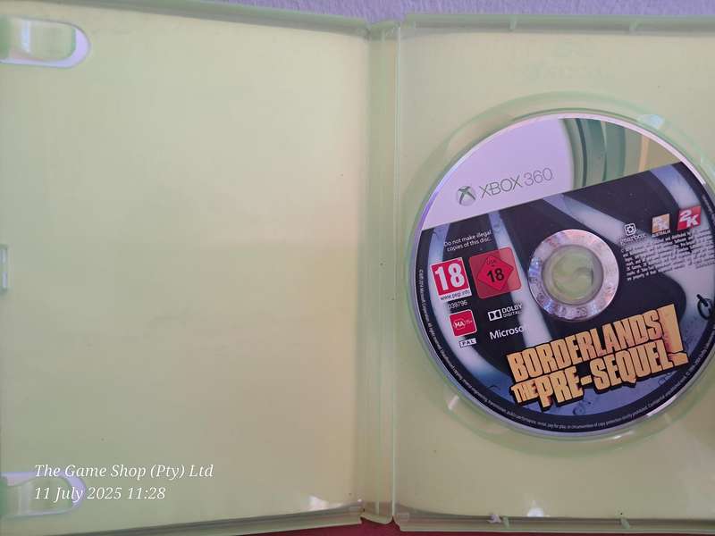 XBOX 360 BORDERLANDS : THE PRE-SEQUEL - NO MANUAL